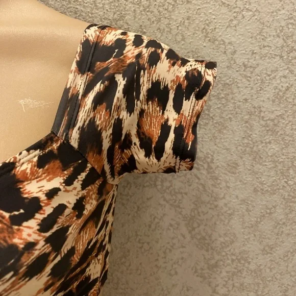 SHEIN Leopard Print Bikini - Brown and Black - Picture 8 of 16